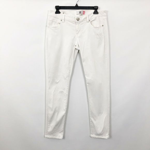 CAbi Denim - CAbi Jeans Slim Boyfriend Style 5171 Sz 4 White